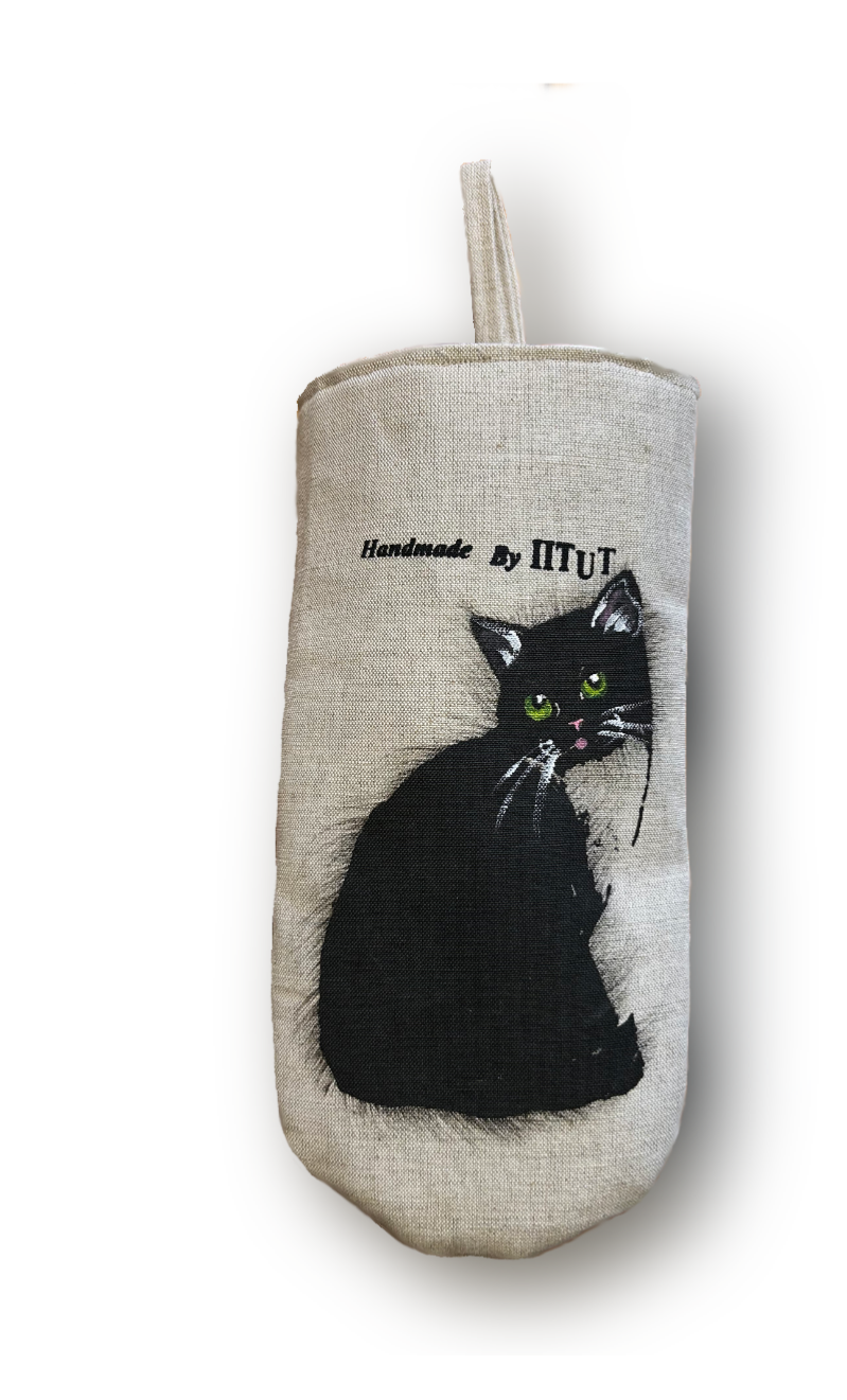 Oven mitt, cat